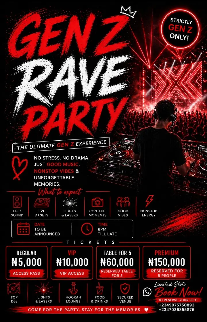 Buy tickets to GEN Z RAVE PARTY - TIXVNT