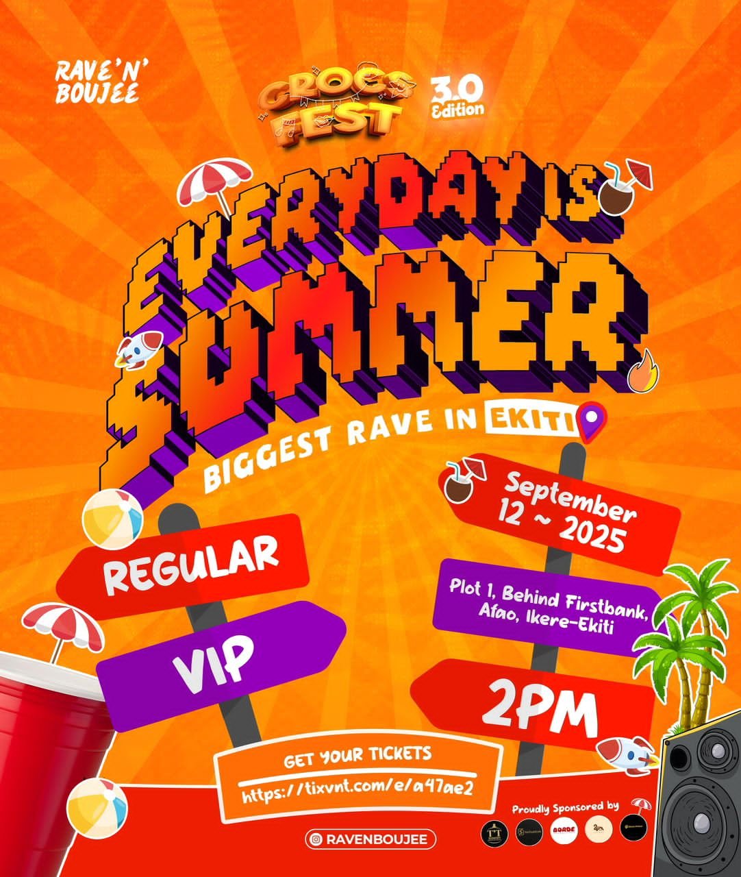Crocs Rave Buy tickets to Rave N Boujee Crocsfest - TIXVNT